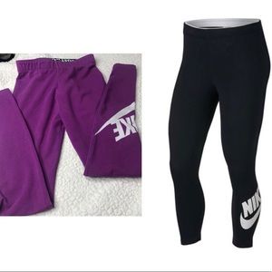 Purple Nike Cropped Leggings. XS b11